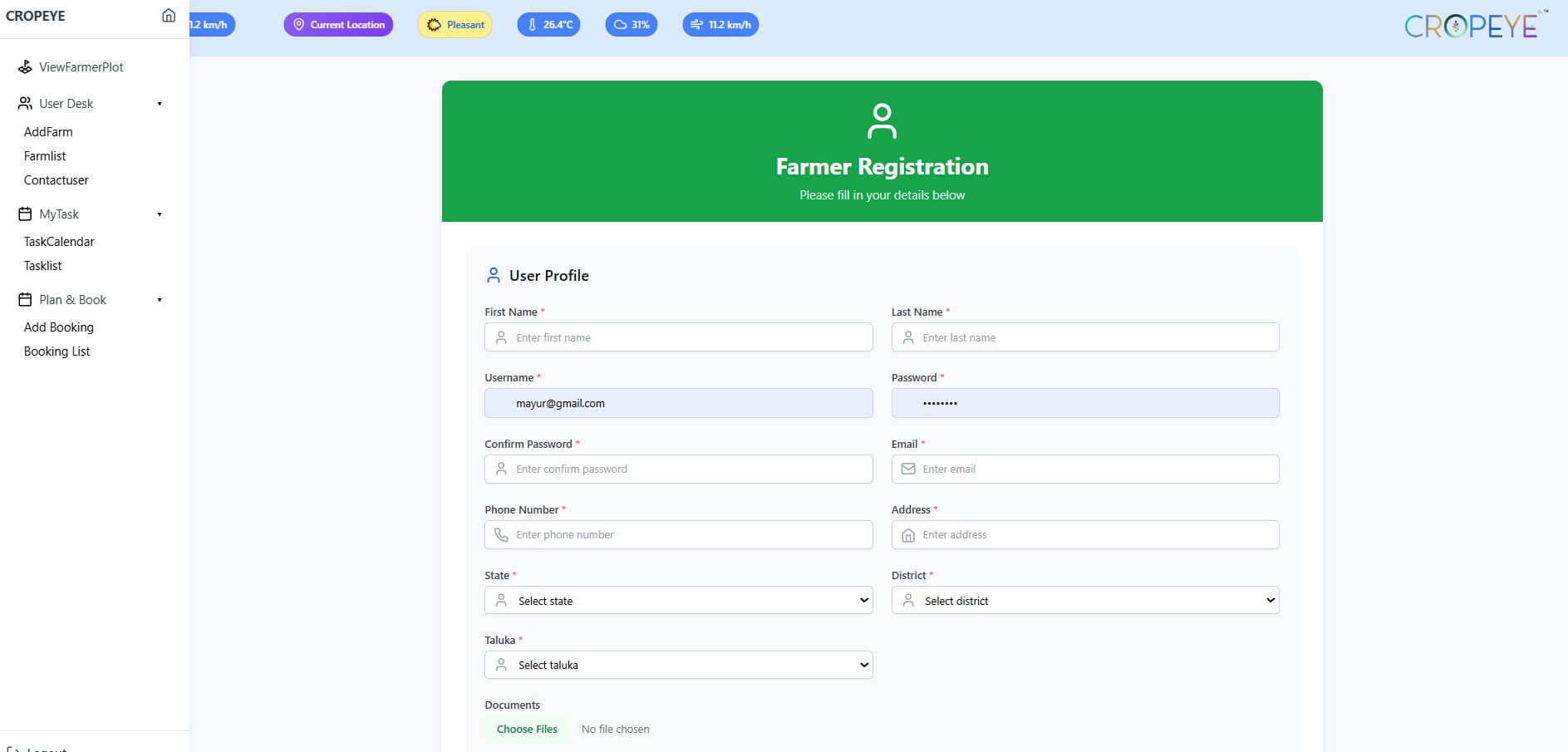 Farmer Registration